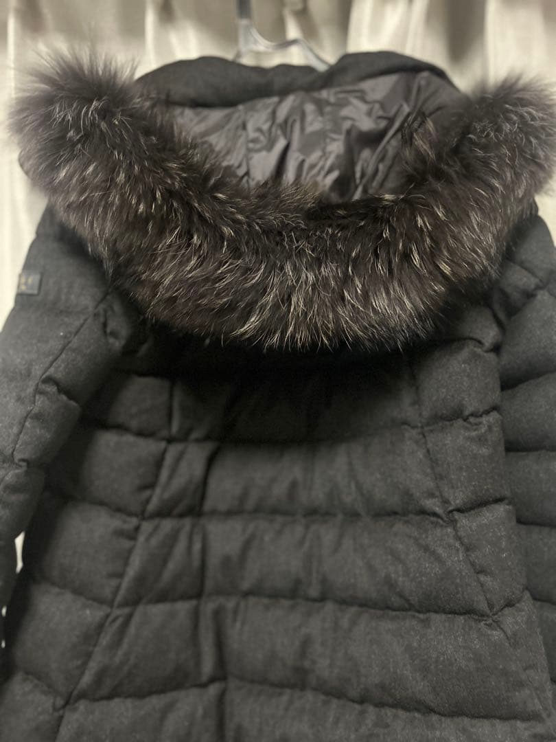 希少】タトラス ラビアナ ダウンコート チャコールグレー04 XL