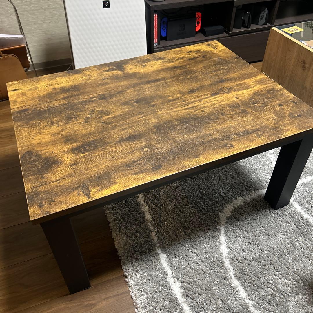 ニトリ　ブラウンこたつ ローテーブル