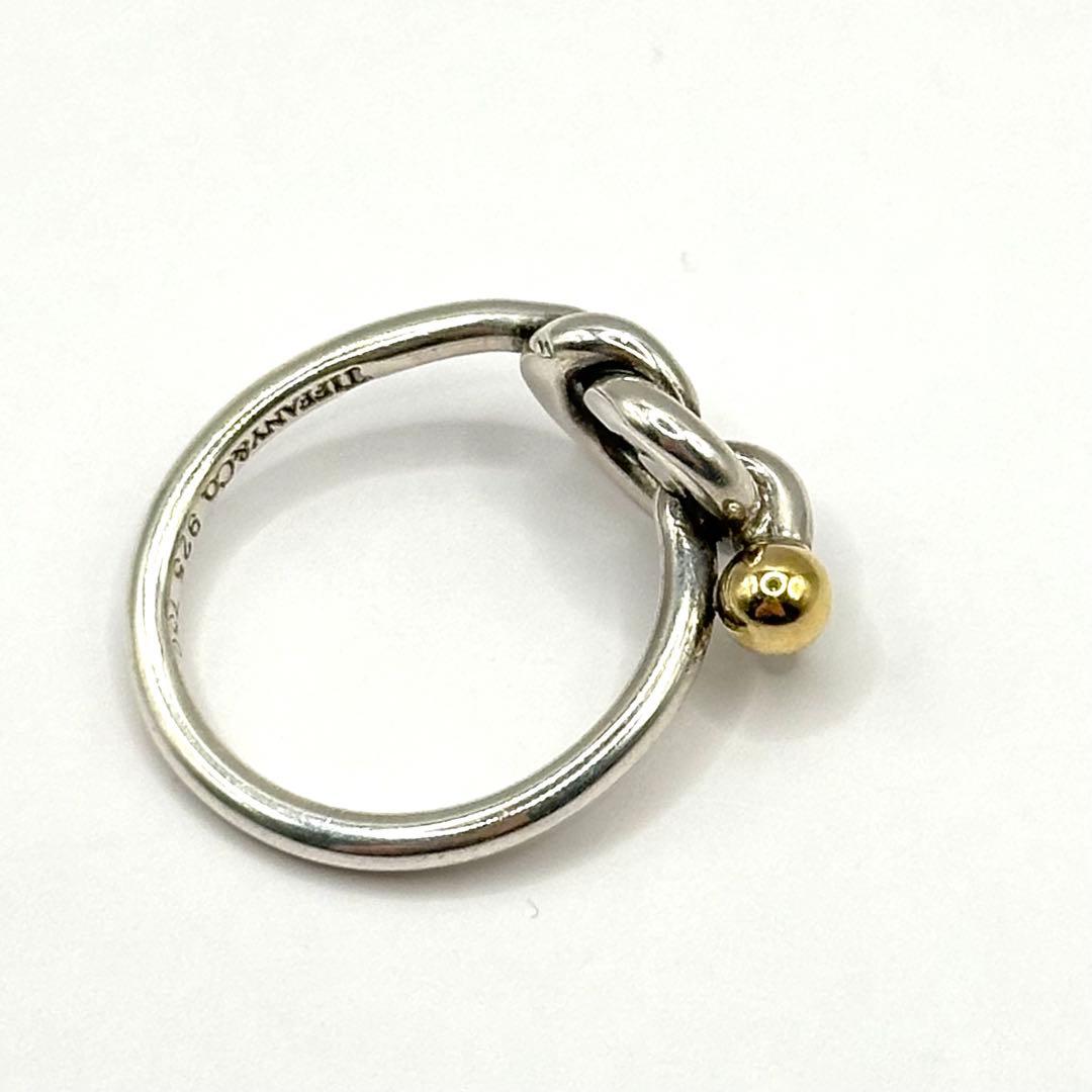 ティファニー フック&アイ ラブノットリング 750 925 コンビ - メルカリ