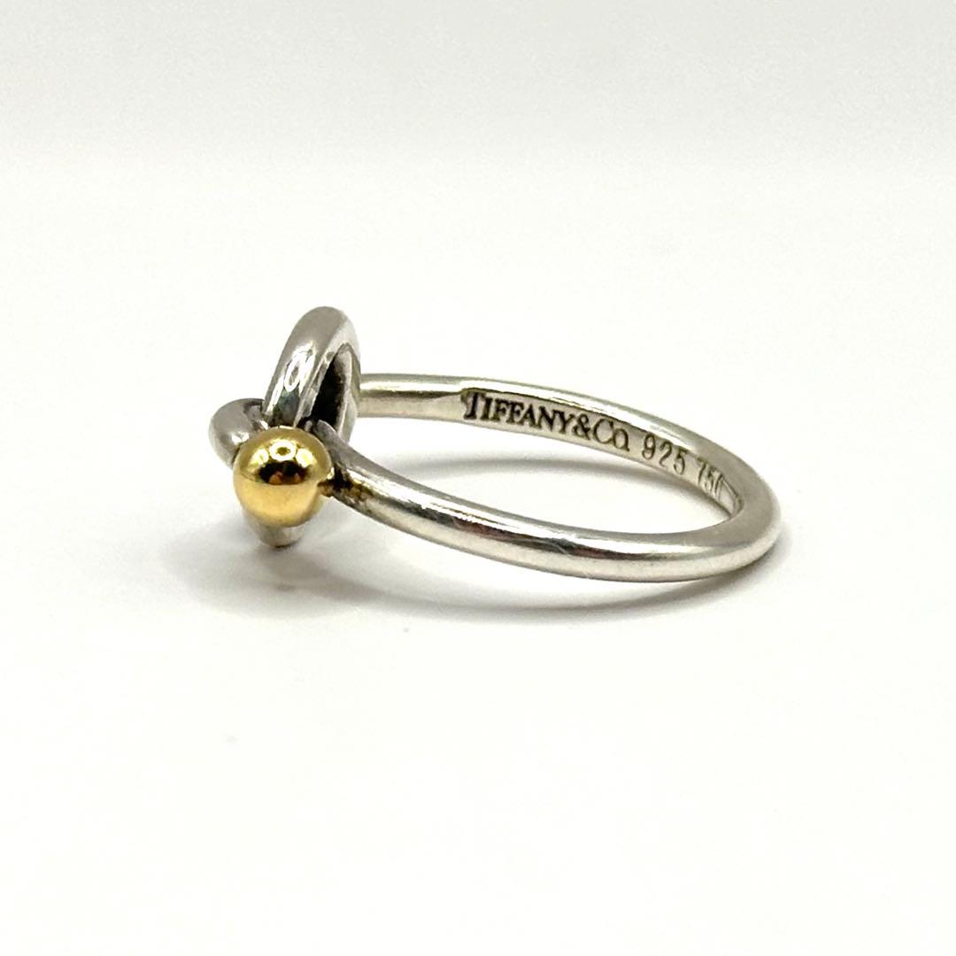 ティファニー フック&アイ ラブノットリング 750 925 コンビ - メルカリ