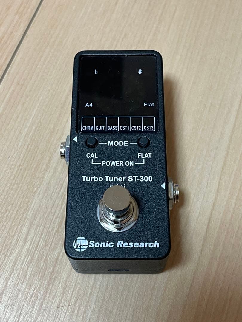 ギター sonic research ST-300 turbo tuner