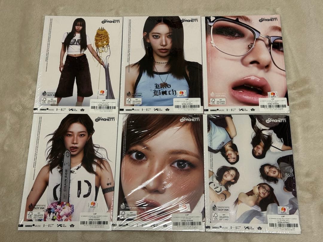 62. ルセラフィム SPAGHETTI コンパクト盤 6形態セット 未開封 - メルカリ