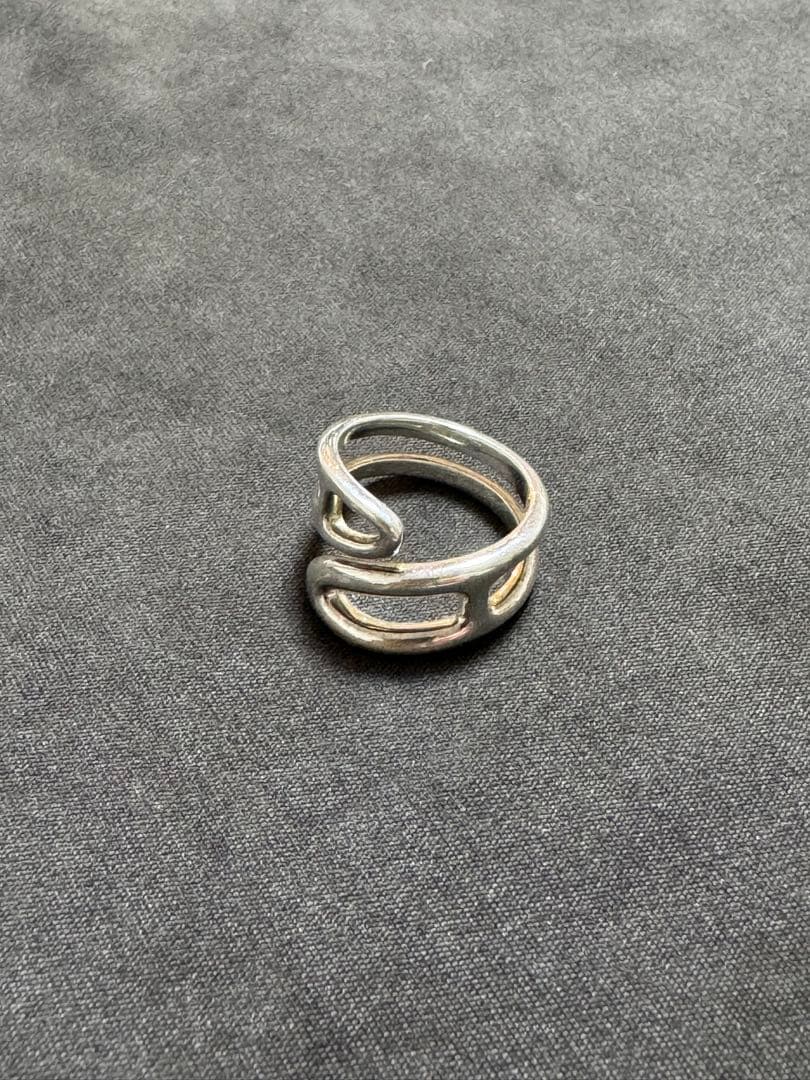 エルメス シェーヌダンクル パンク リング PM58