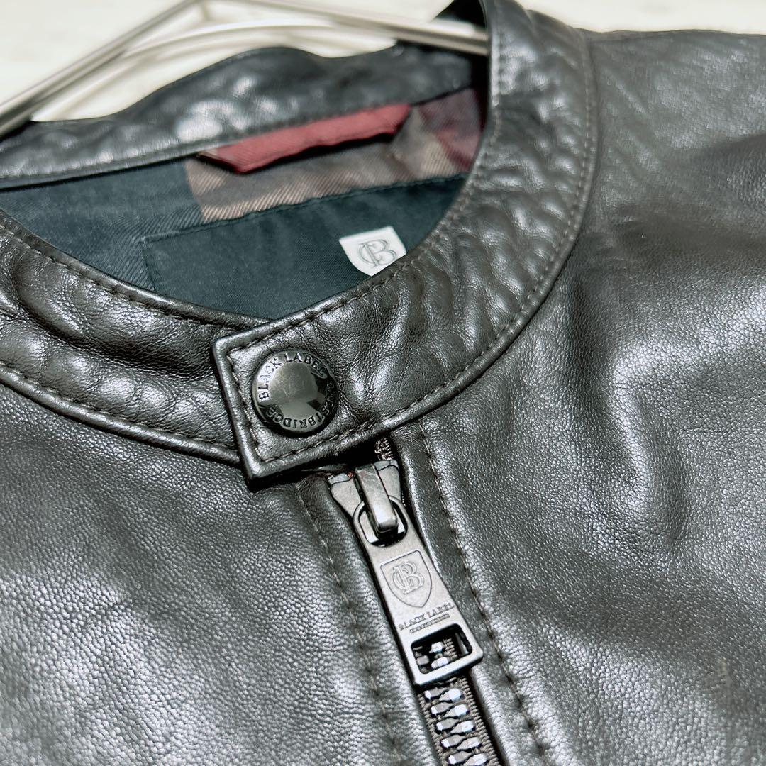 BLACKLABELCRESTBRIDGE シングルライダース ノバチェックM