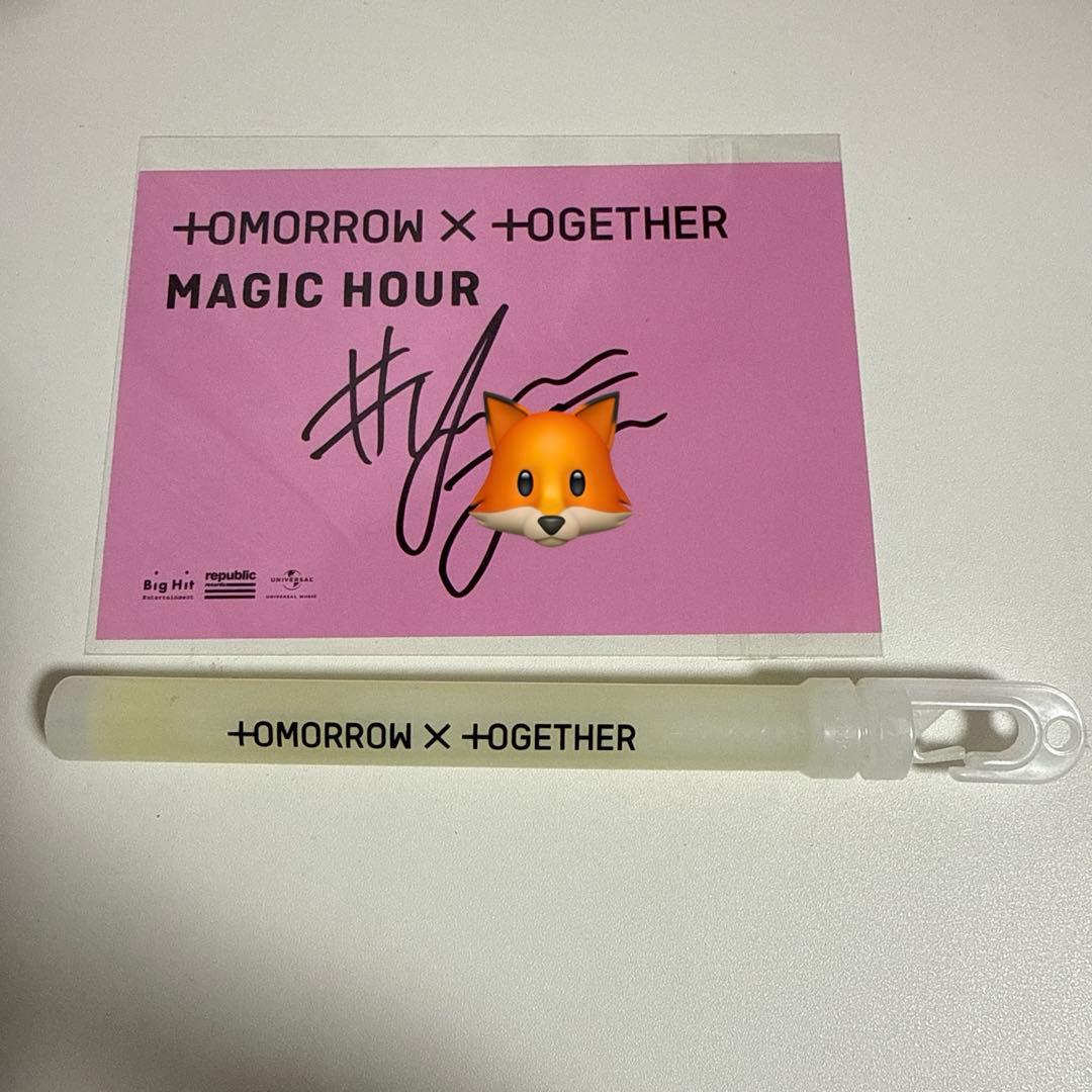 TXT ヨンジュン リリイベ 直筆サイン magichour ショーケース