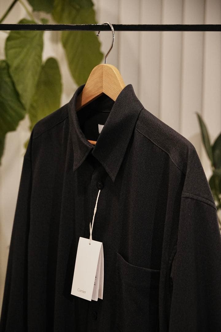 25AW Cornier Super160’s WOOL シャツ