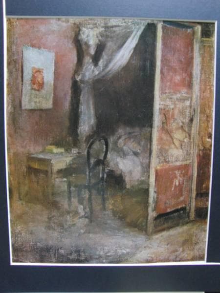 黒田 清輝、画室の一隅、希少画集画、新品額装付