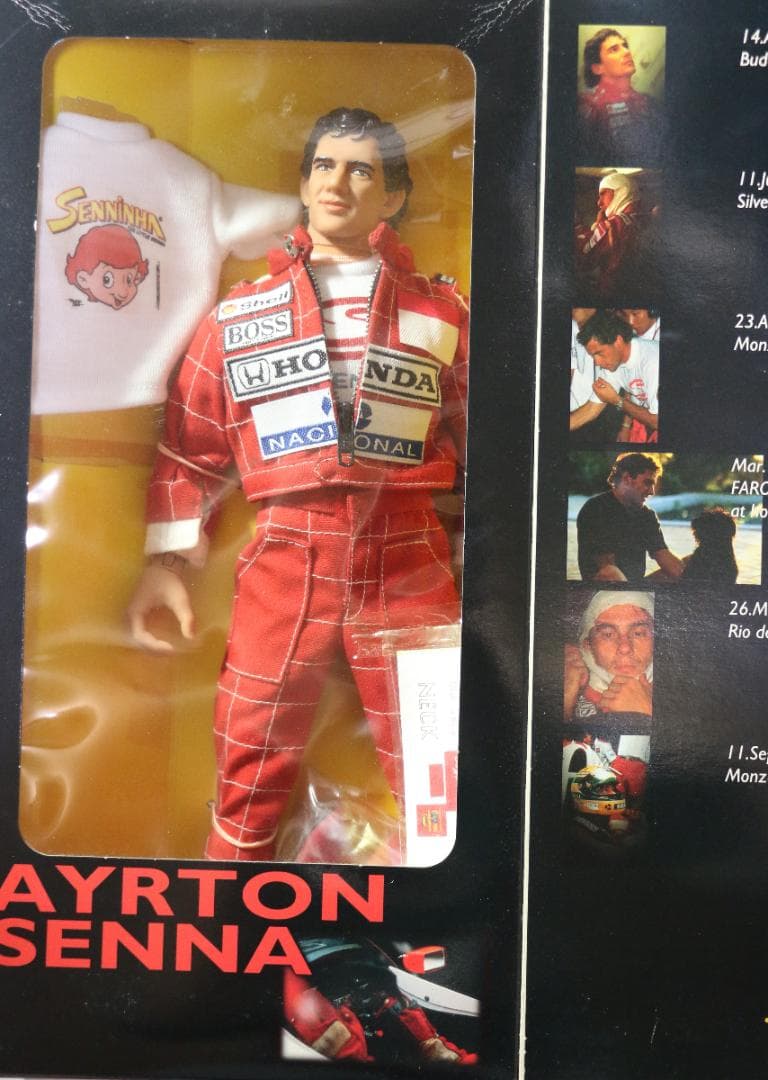 超貴重タカラ製 アイルトン ・セナ 疾風になった男 フィギャー 中古品