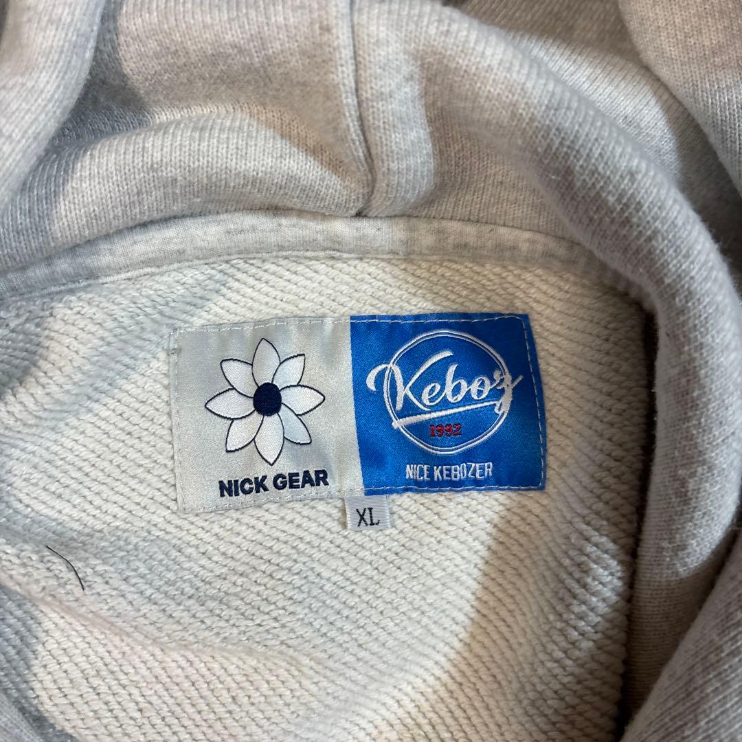 Keboz nickgear コラボパーカー XL 紐なし - メルカリ