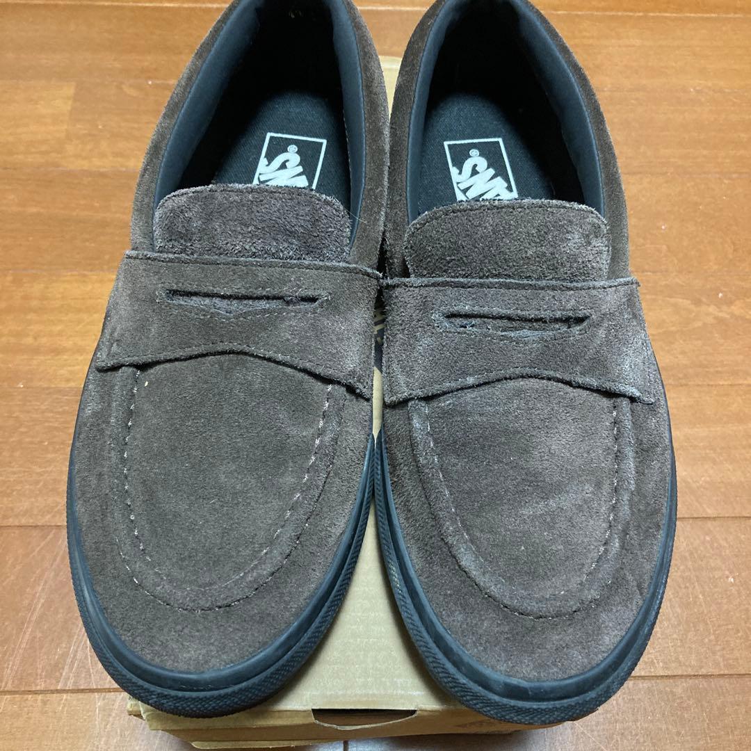 VANS style53 スエード ブラウン ローファータイプ 箱ありスケーター