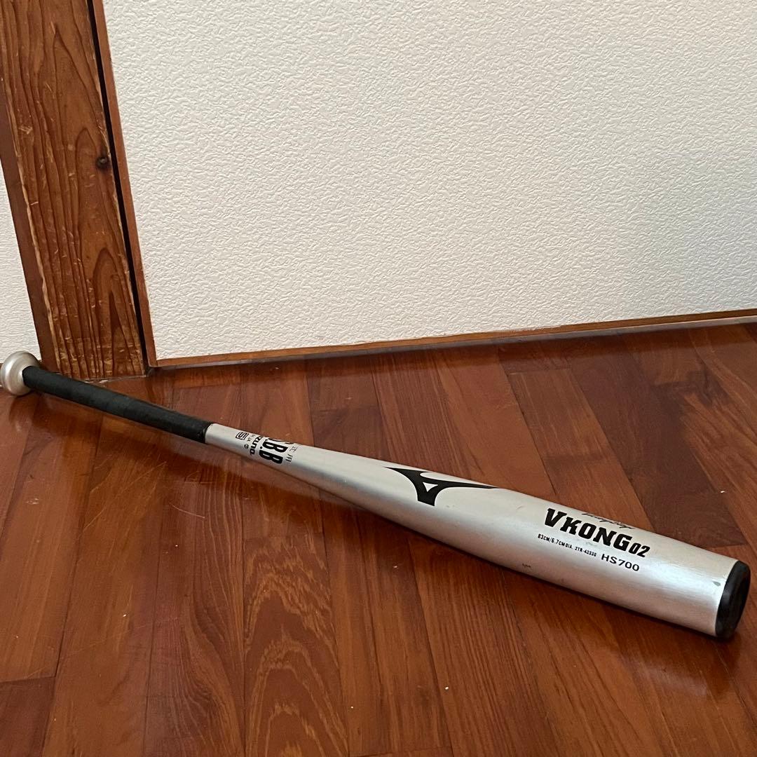 MIZUNO　ミズノ　野球　一般軟式バット　金属製　Vコング02　83cm