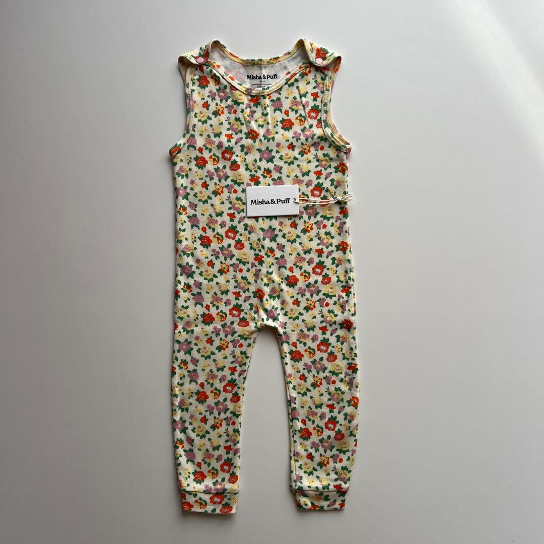 ロンパース・カバーオール Misha&Puff Baby Snap Overall 6-12m