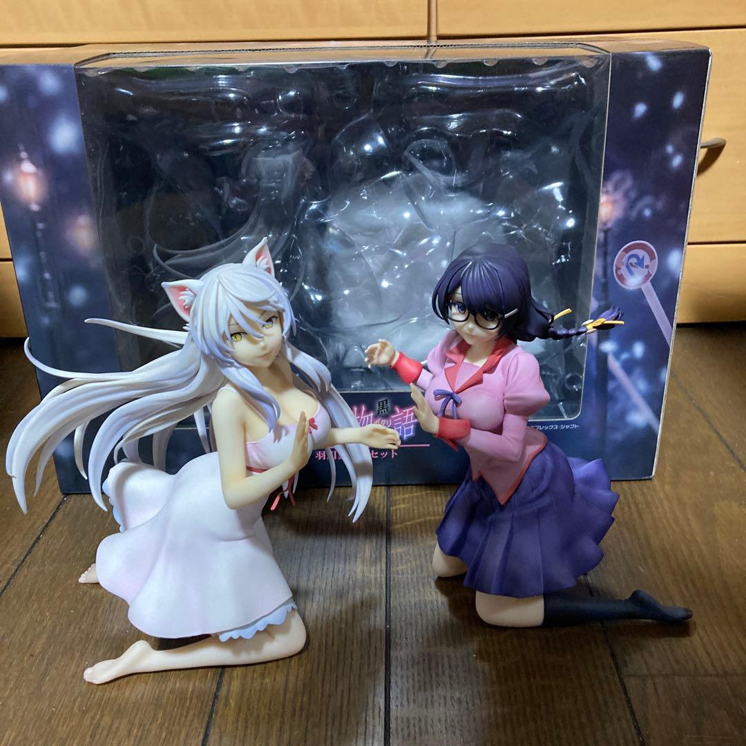 猫物語　羽川翼 2体セット　フィギュア