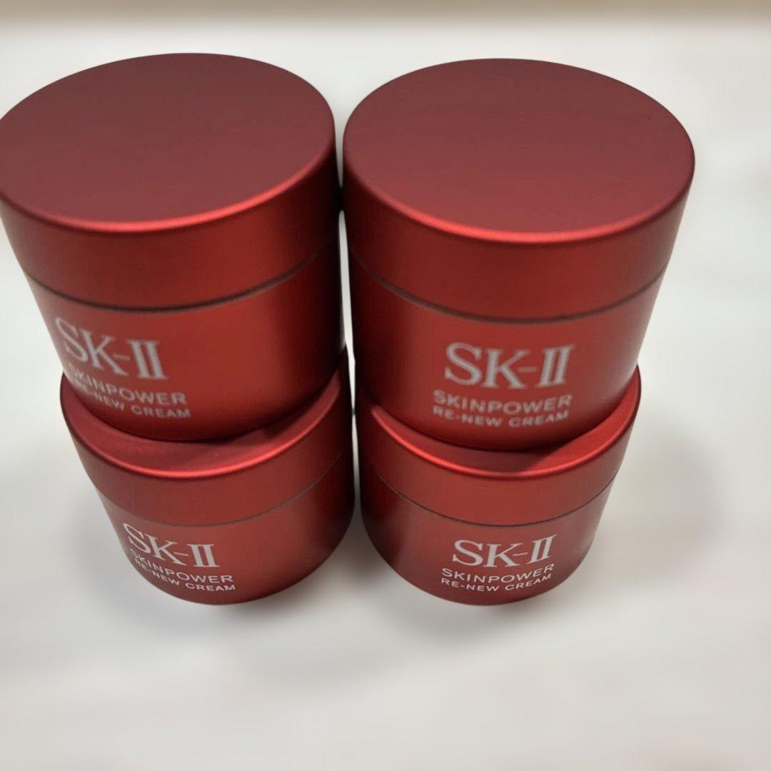 SK2スキンパワーリニュークリーム 4個セット スキンパワー リニュー クリーム / スキンパワー リニュー エアリー