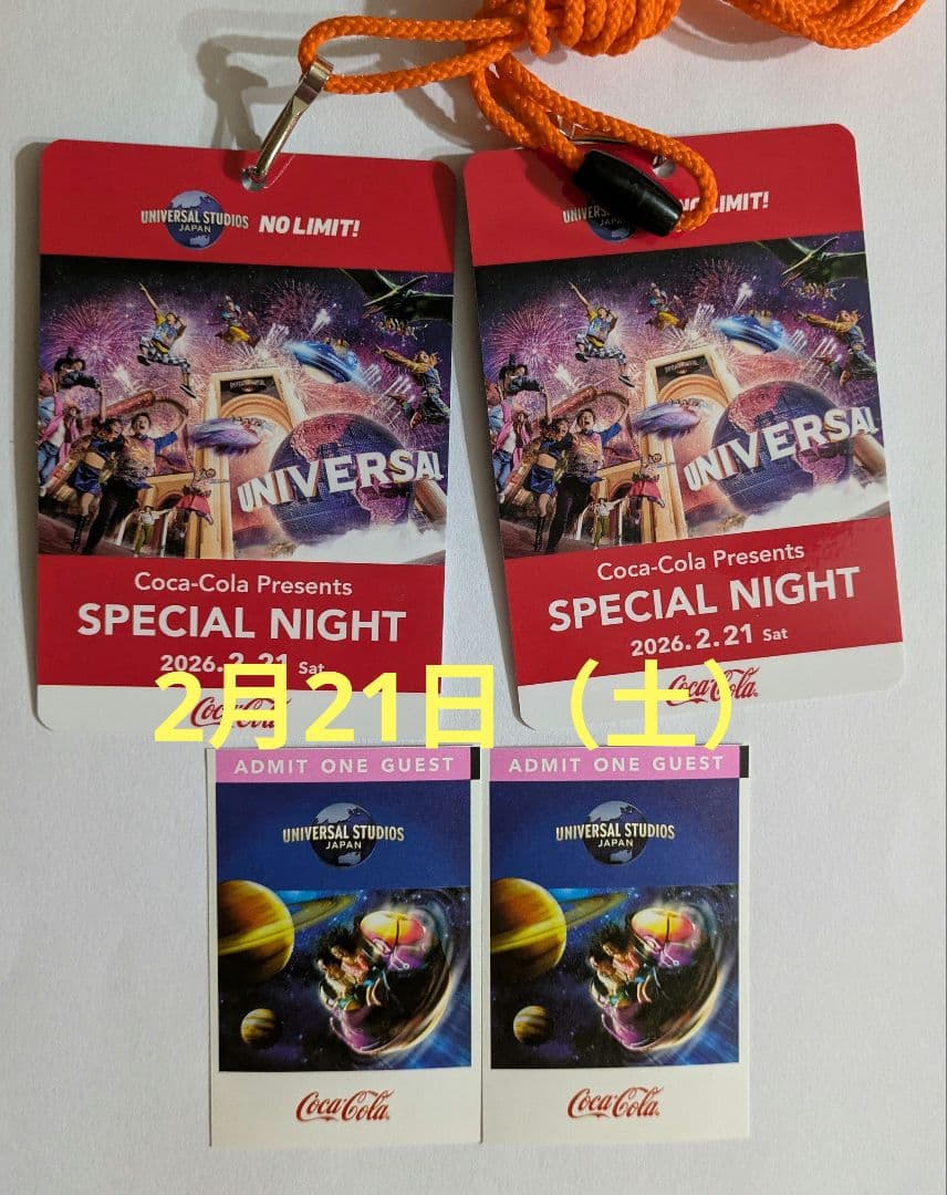 ユニバーサルスタジオジャパン貸切ナイト2月21日（土） - メルカリ
