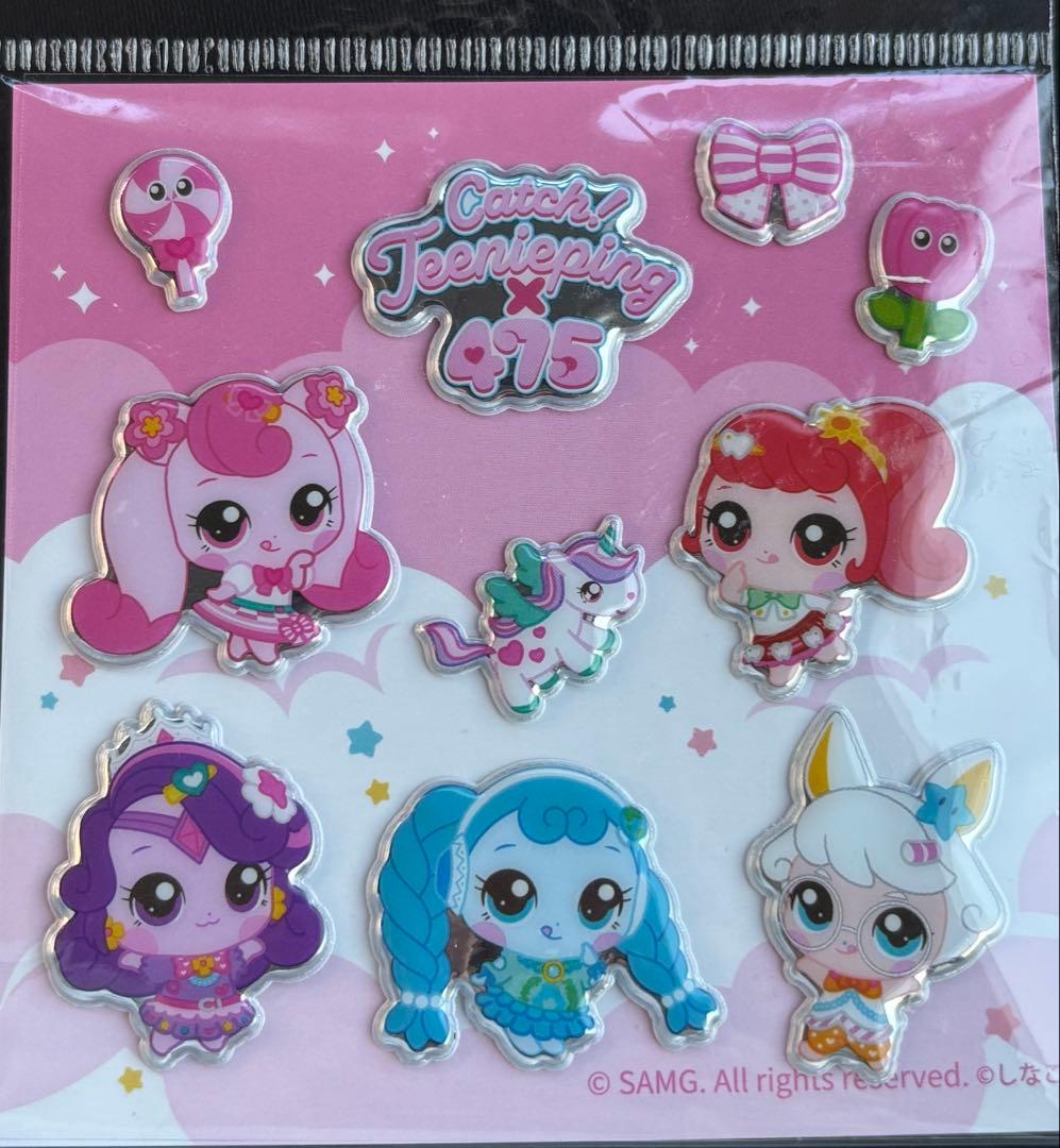 キャッチ！ティニピン しなこ ぷっくりシール キラキラシール - メルカリ