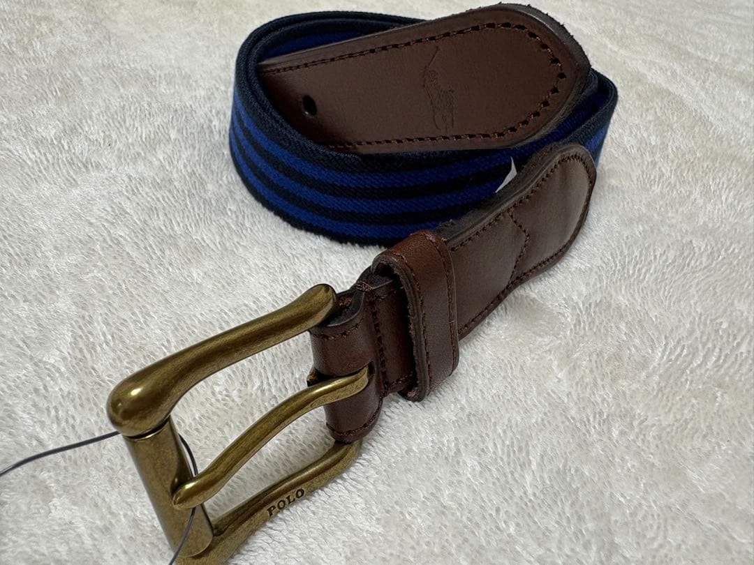 最後値段下げPOLO RALPH LAUREN ストライプベルト