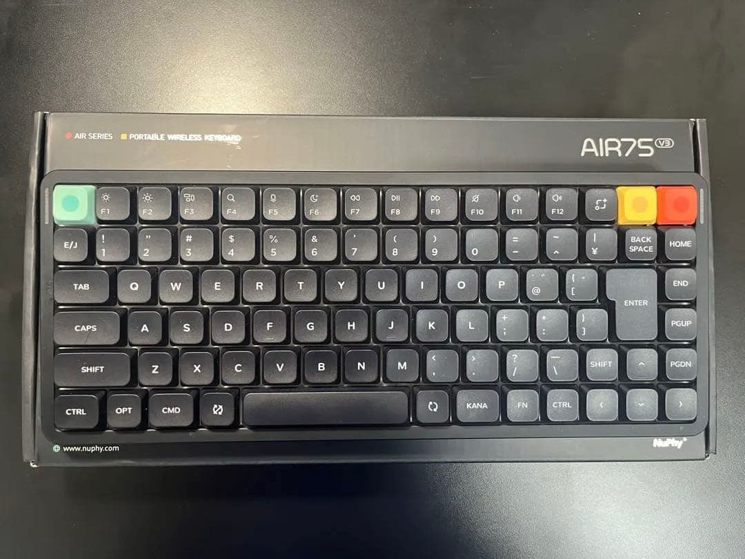 Nuphy Air75 V3 JIS blush軸（日本語配列、Blush軸） - メルカリ