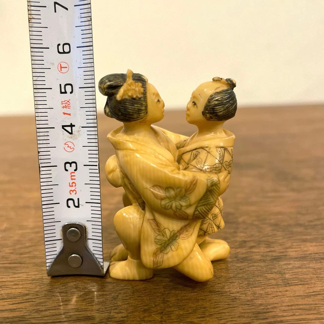 春画 根付 置物 天然素材 骨董 古美術 - メルカリ