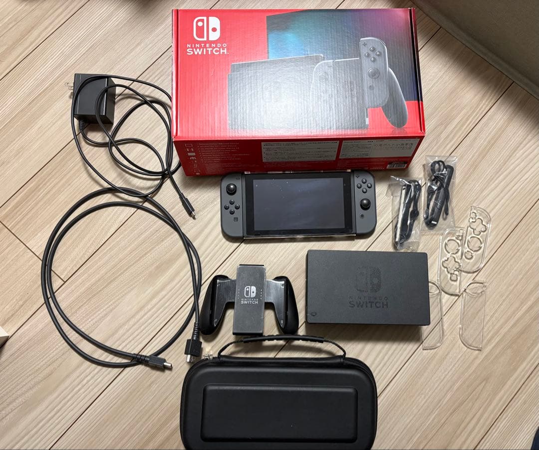 Nintendo Switch グレー 本体 箱・付属品あり
