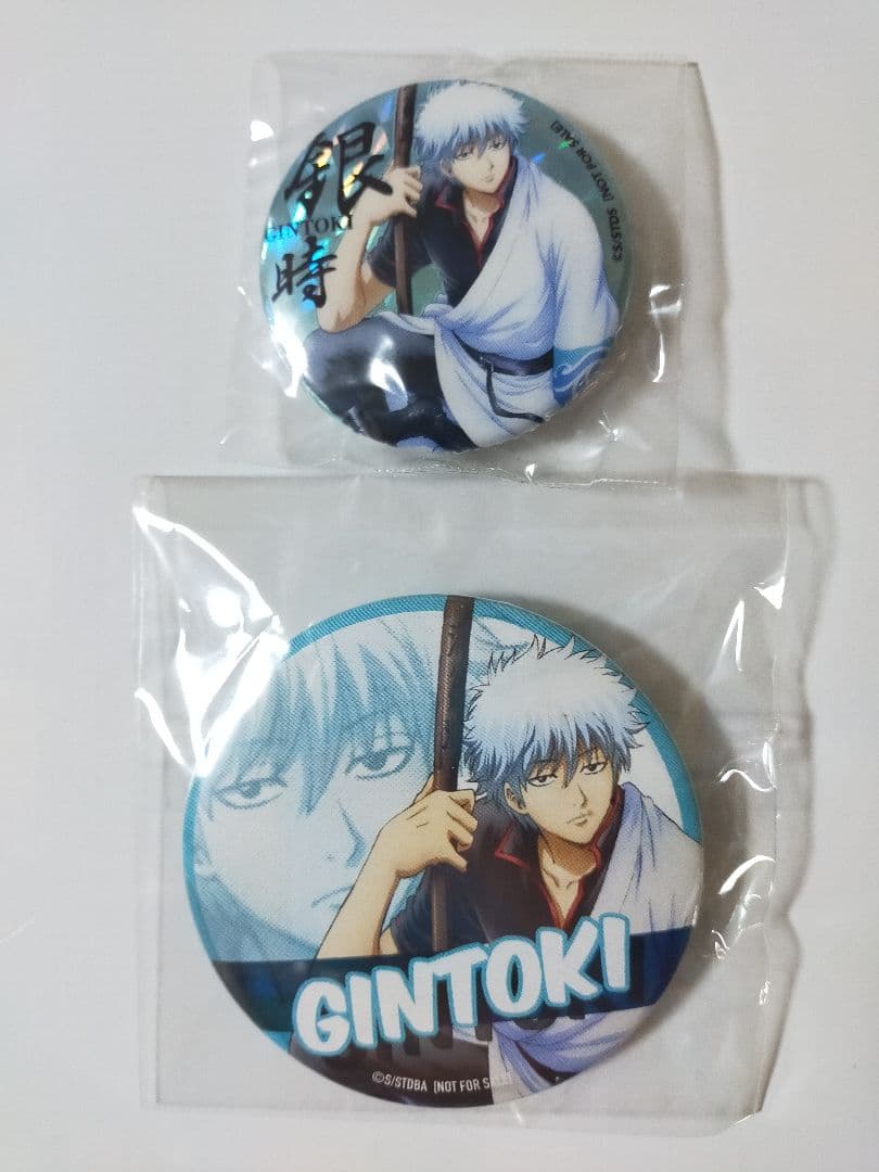 銀魂 華祭り 2017 アニプレックス 限定 缶バッジ 坂田銀時 ホログラム