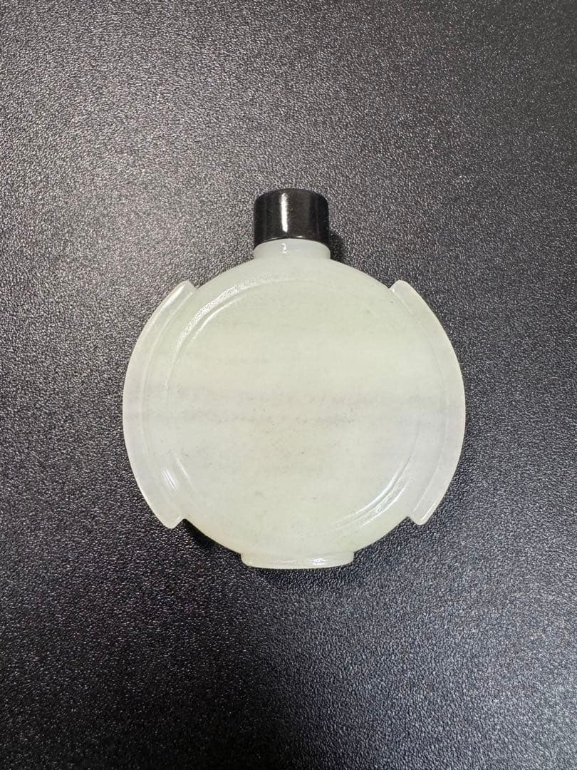 美品 鼻煙壺 和田玉 珍蔵品　新疆産ホータン玉（水墨色）鼻煙壺 和田玉鼻烟壶_旧鼻烟壶_古玩文玩收藏家【7788红宝书】