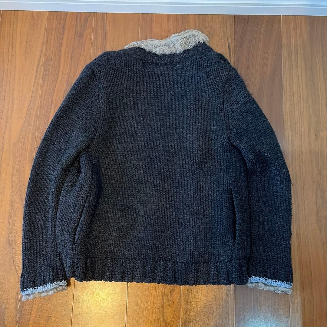 正規品バーバリーブラックレーベルフリースライニング ジップアップ