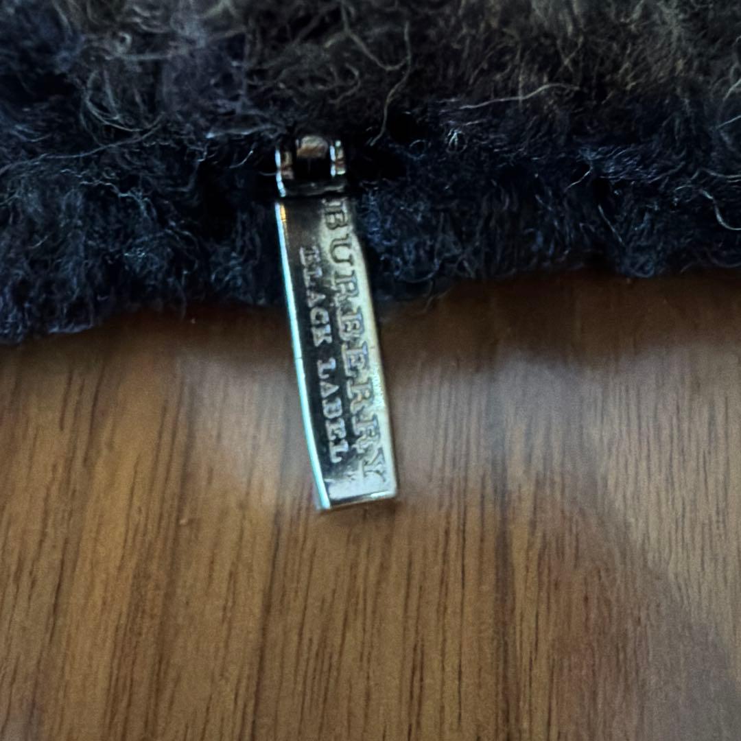 正規品バーバリーブラックレーベルフリースライニング ジップアップ