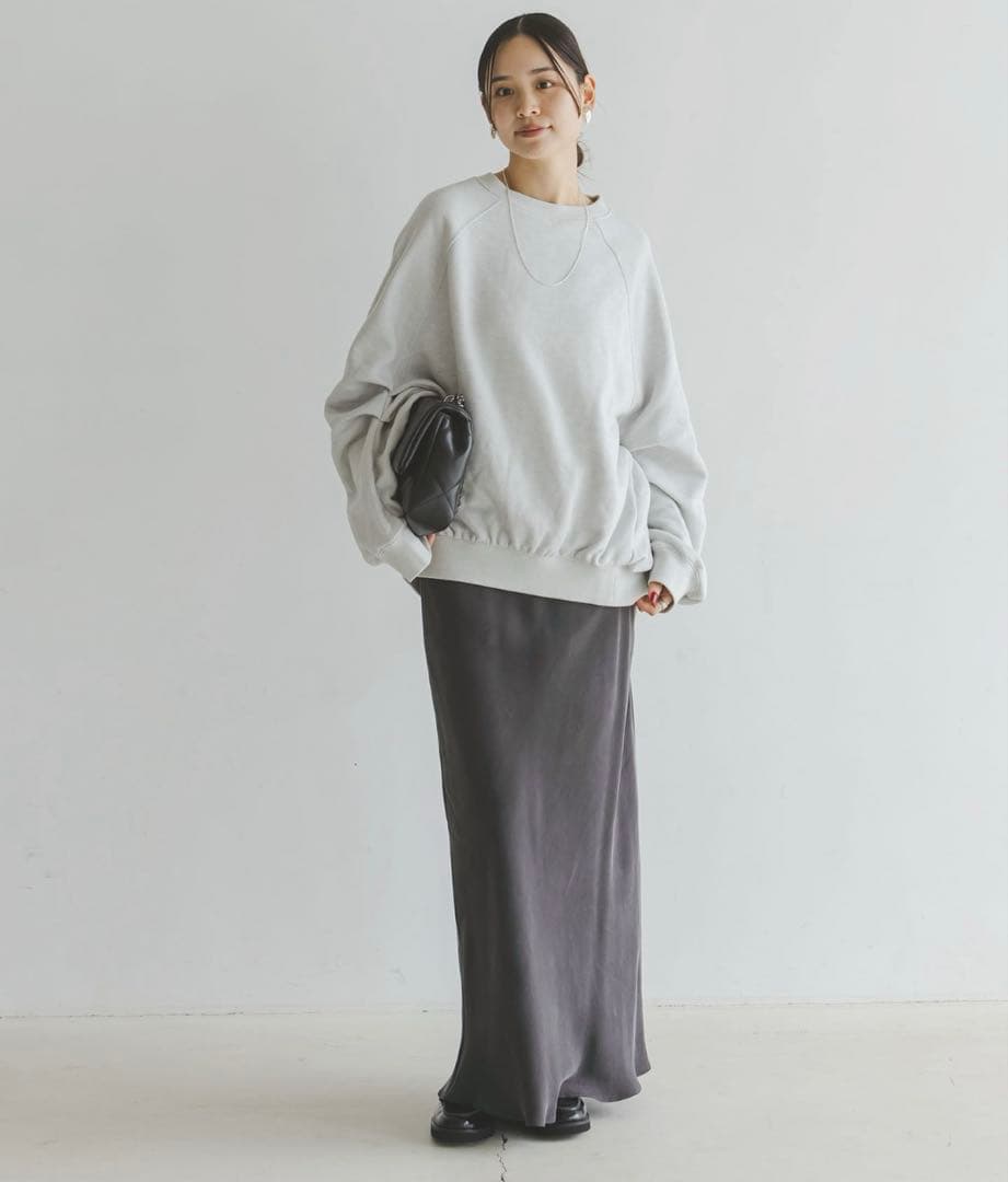 美品　ノーブル キュプラナローAラインスカート