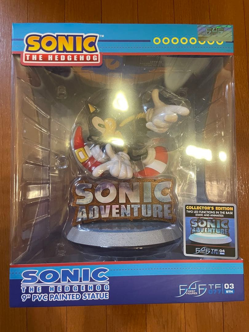 ソニックアドベンチャー　PVCスタチュー コレクターズエディション　開封品