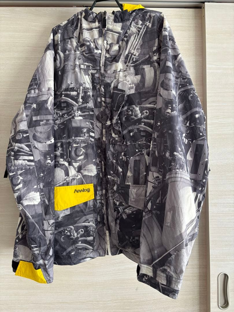 Analog スノーボードジャケット グレー/イエロー　ウェア