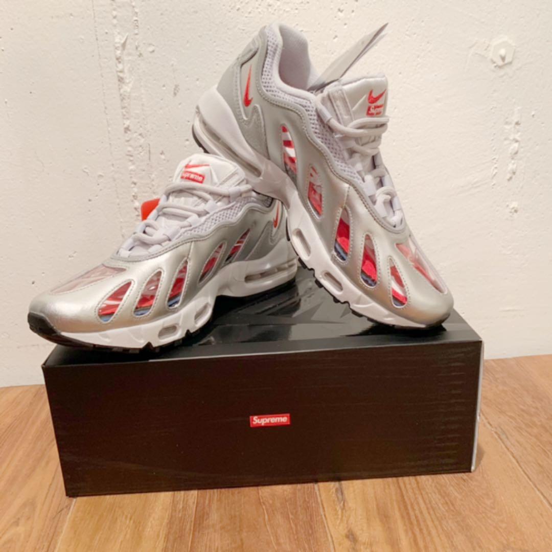 Supreme Nike Air Max 96 シルバー US9 - メルカリ