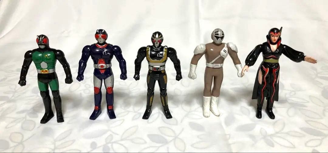 レア　仮面ライダーBLACK RX クラッシュアタック　５体