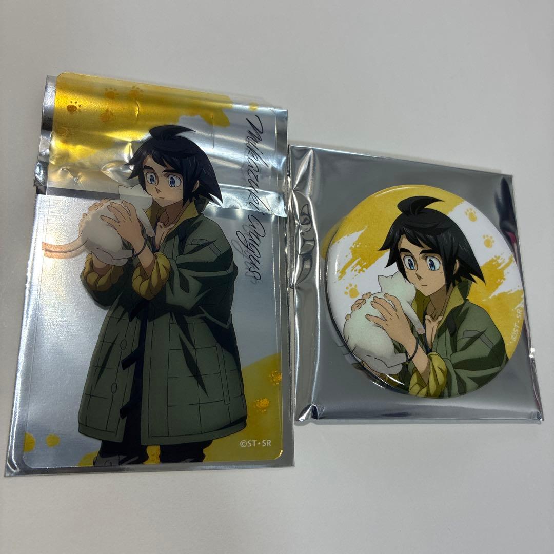 ガンダム 鉄血のオルフェンズ まねきねこ 缶バッジ クリカ 三日月