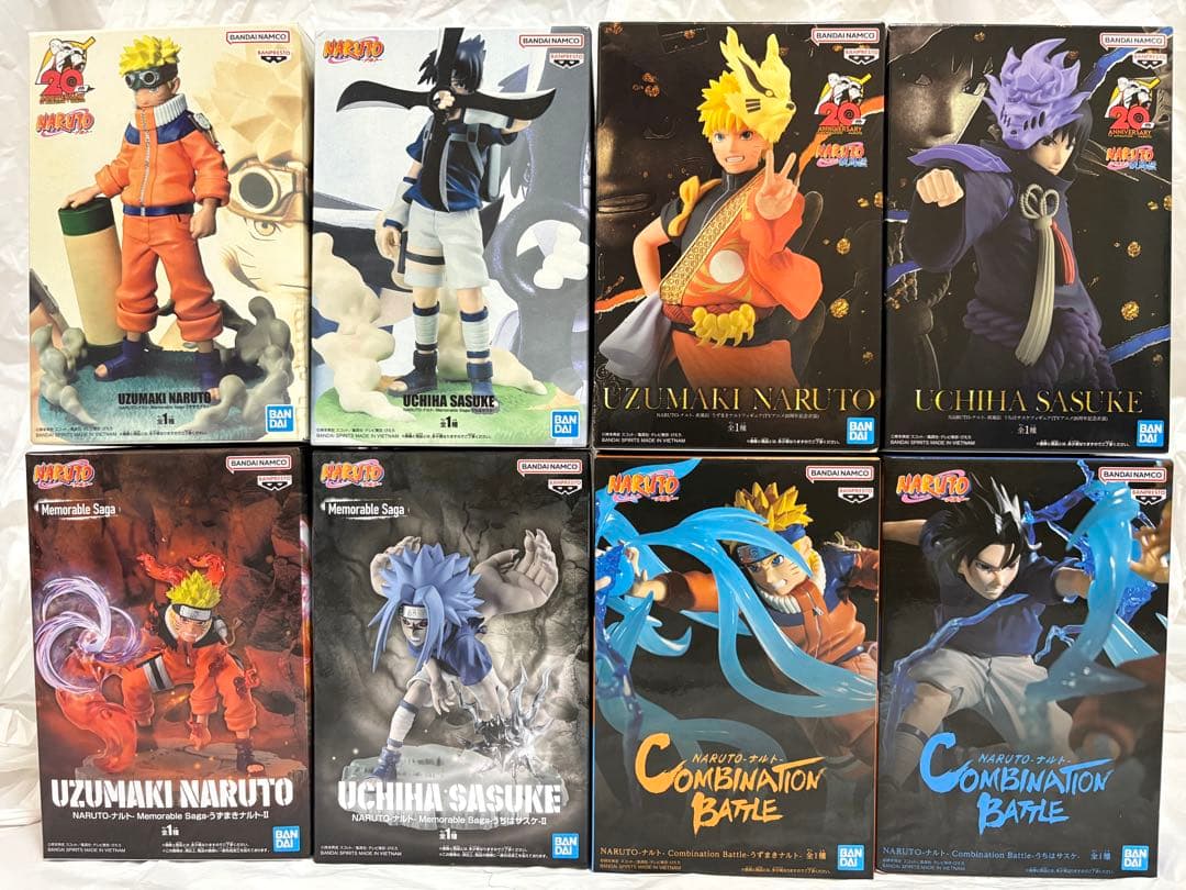 未開封 NARUTO 20周年 ナルト サスケ フィギュア - メルカリ