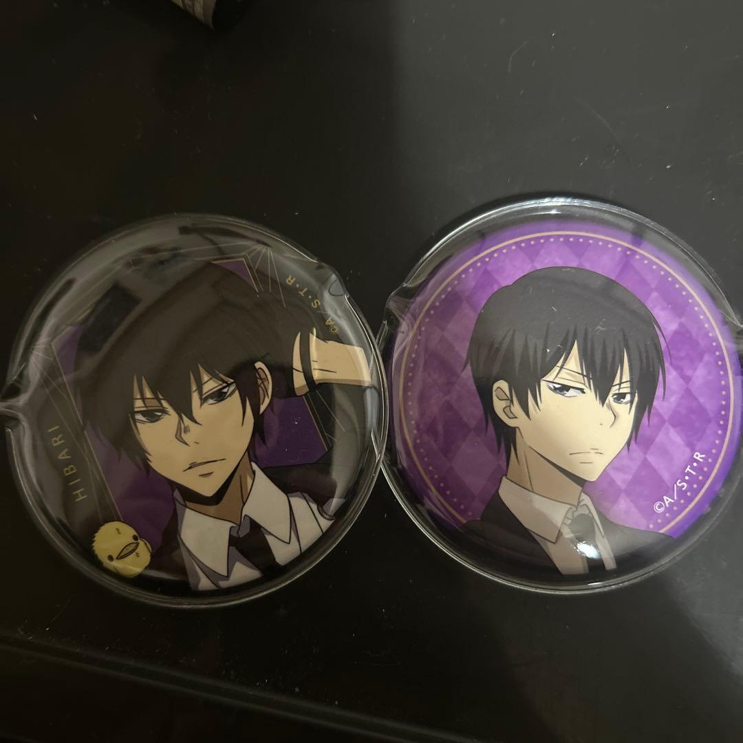 家庭教師ヒットマンREBORN 雲雀恭弥 缶バッジ 2点セット - メルカリ