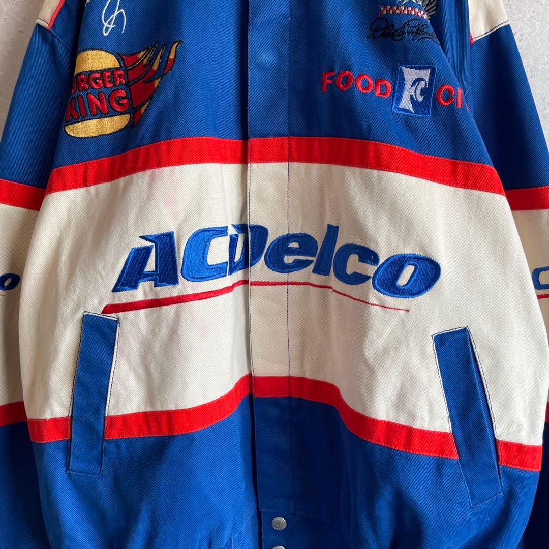 オールド ジェフハミルトン ACDelco 企業ロゴ レーシング ジャケット