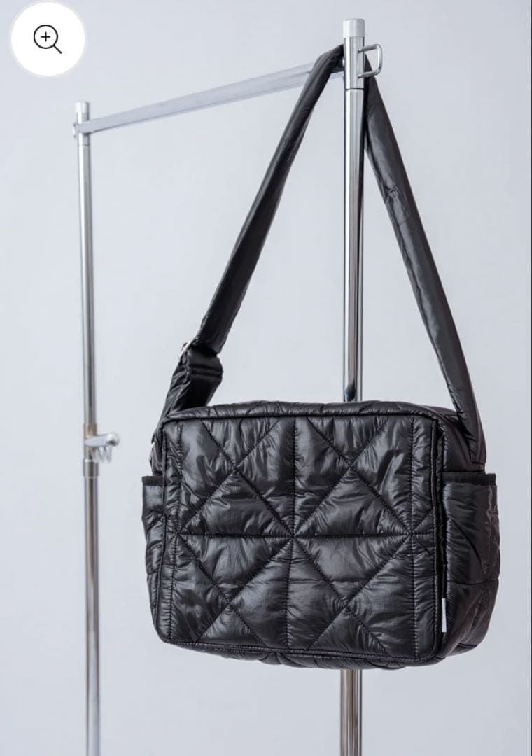 rich raise Cross quilt bag マザーズバッグ Cross quilt bag / Black – RICH RAISE