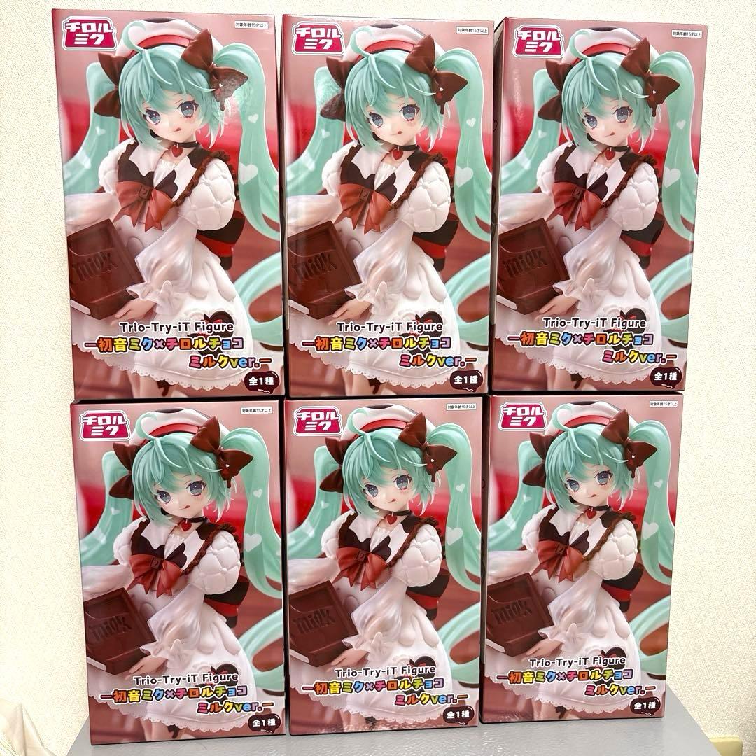 初音ミクTrio-Try-iT Figure 初音ミク×チロルチョコ 6点
