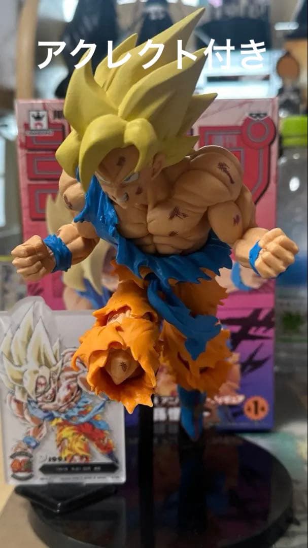 ジャンプ50周年記念 超サイヤ人孫悟空 フィギュア アクレクト付き