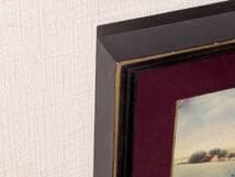 【真作】絵画　ミリッチ　喜びの村　柔らかな風景に癒される一枚　Y113