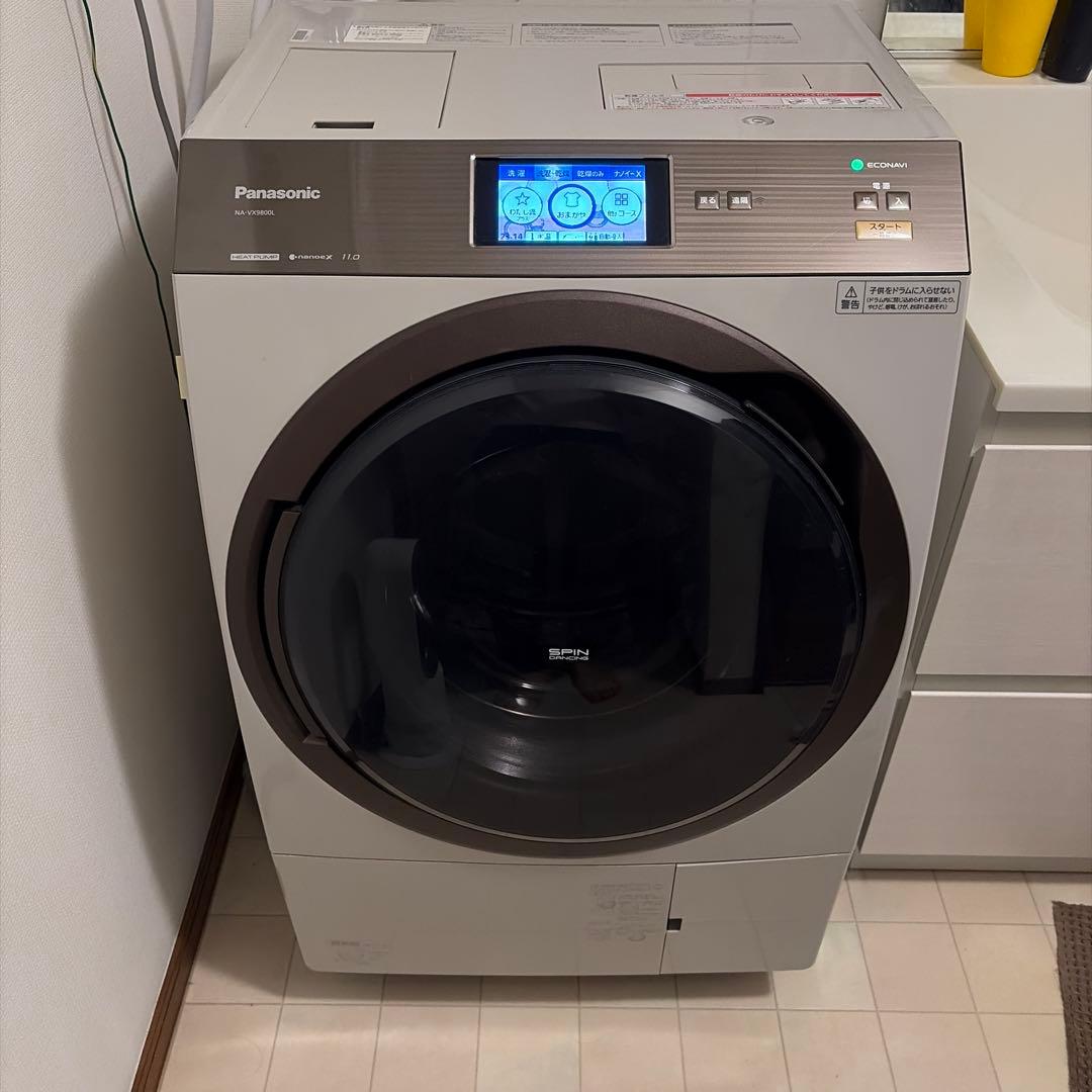 パナソニックNA-VX9800L ドラム式洗濯機 2018年製