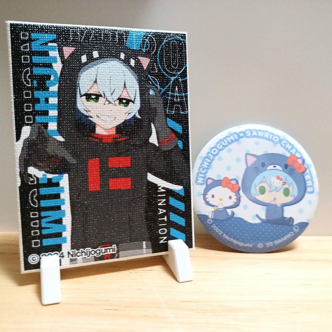 日常組 クロノア 缶バッジ ミニキャンバスマグネット - メルカリ