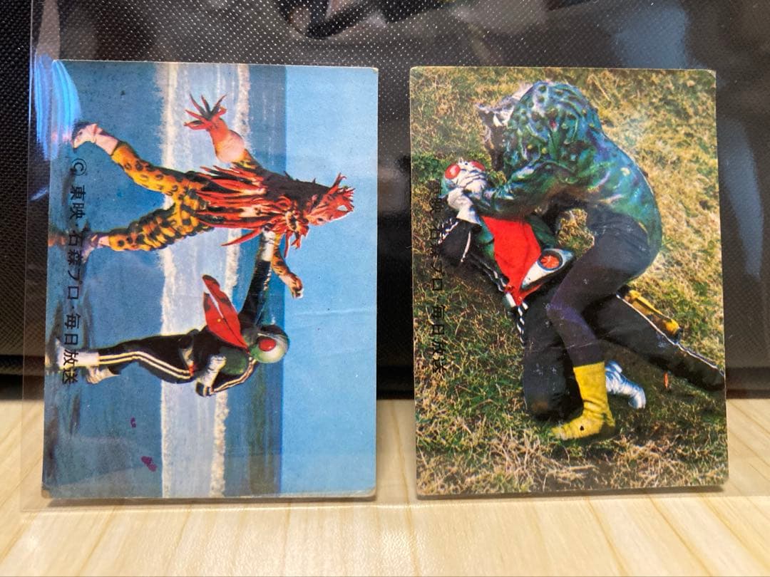 仮面ライダーカード ラッキーカード 338・372 未交換 当時品 2枚セット