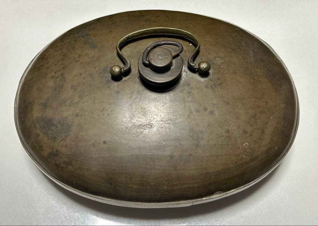 アンティーク 当時物 レトロ 真鍮製湯たんぽ