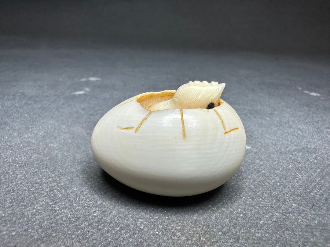 極上　根付　天然素材　アンティーク　和彫　置物　骨董　飾り物古美術品　細密細工