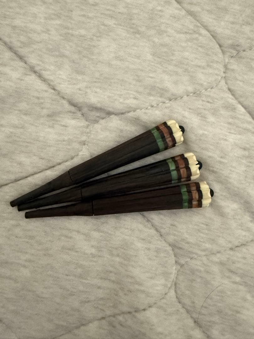 三線　手作りカラクイ