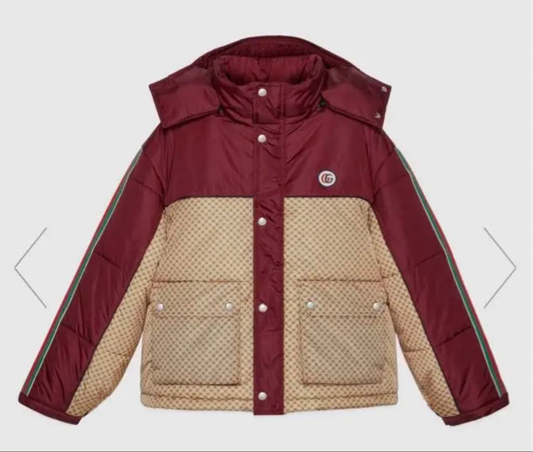 GUCCI パラシュートナイロンパデッドジャケット ダウンジャケット グッチ新品