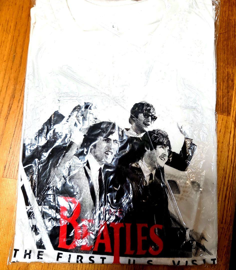 ザ・ビートルズ Tシャツ Lサイズ 初の全米訪問の非売品Tシャツ ビートルズ Tシャツ 「アルバムズ - 黒」 BEATLES 公式 グッズ – FAB4