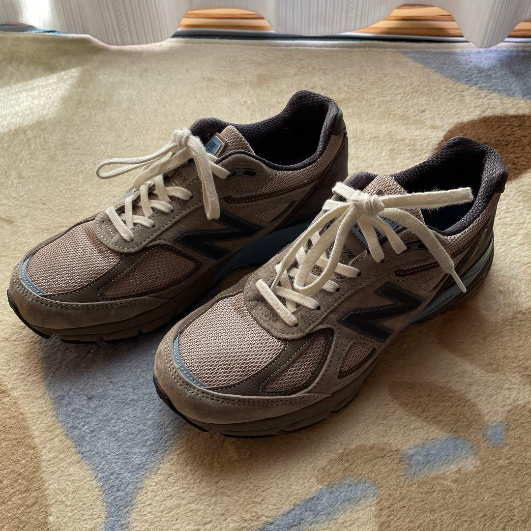 AURALEE × New Balance 990v4 Taupe 26cm